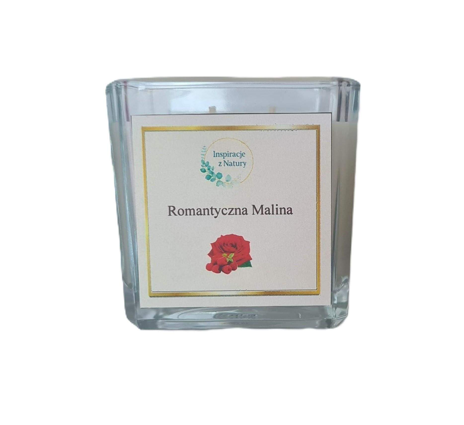 Świeca zapachowa Romantyczna Malina 