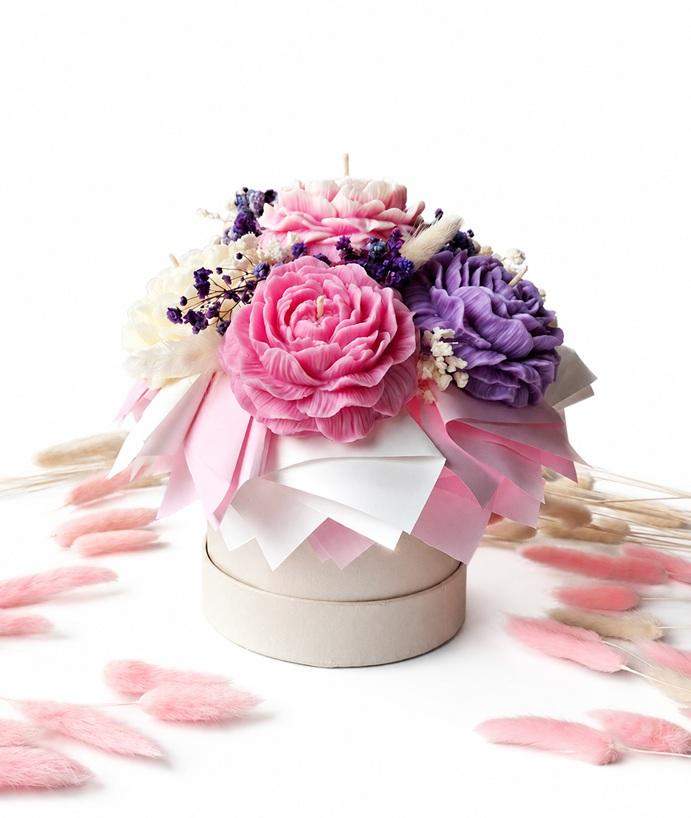 Flowerbox sojowy piwonia