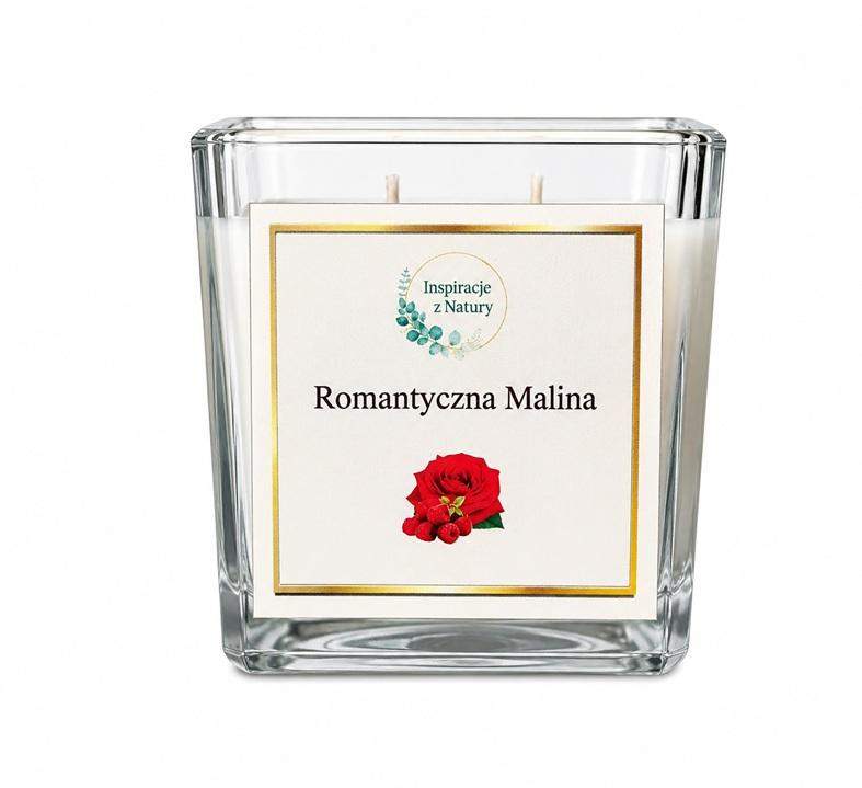 Świeca zapachowa Romantyczna Malina 
